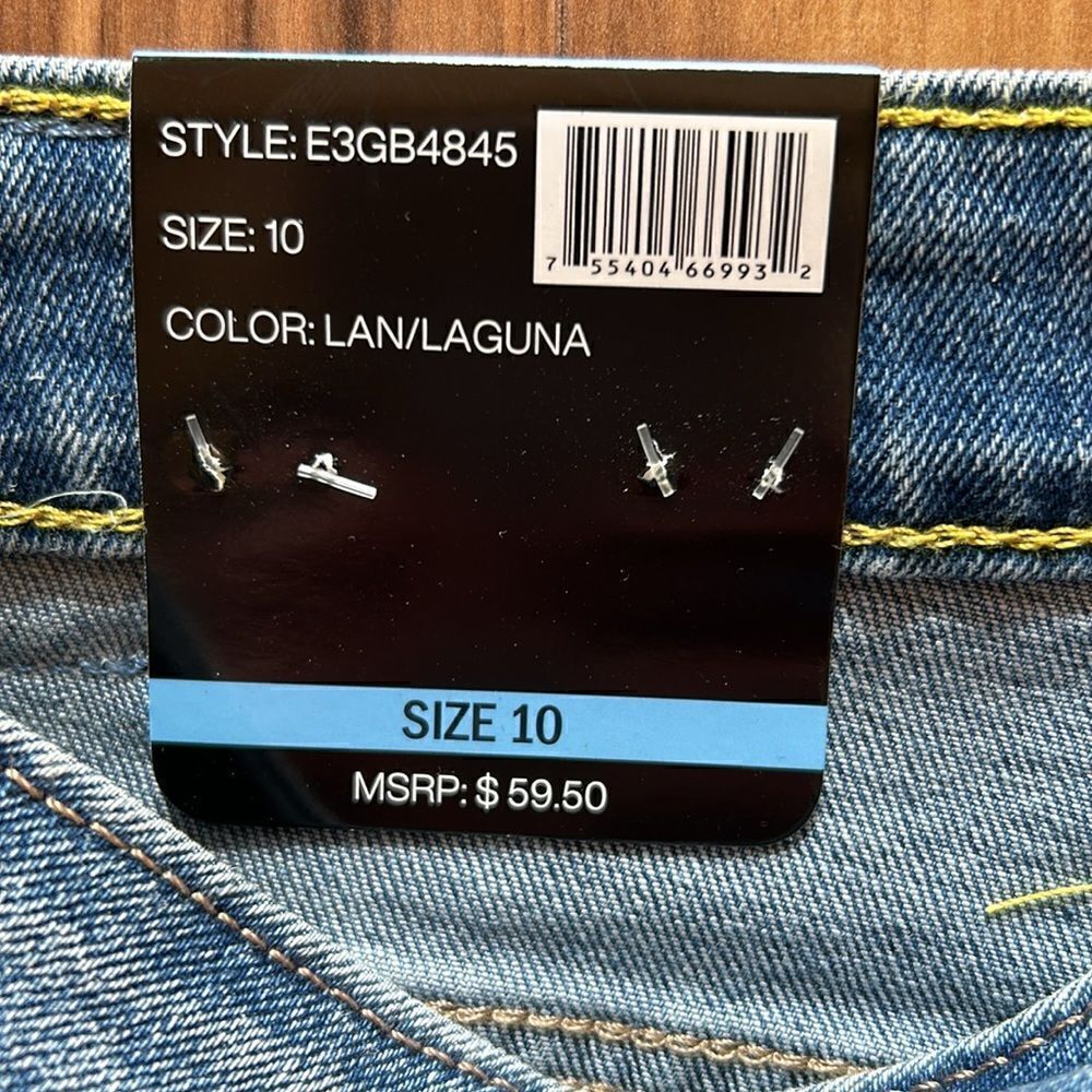 NEW DKNY Mid Rise Denim Skirt - Picture 3 of 9
